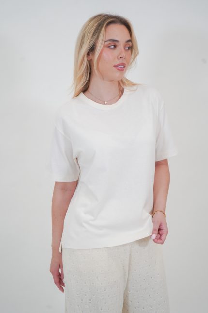 T-Shirt Mulher 100%CO Org Cru